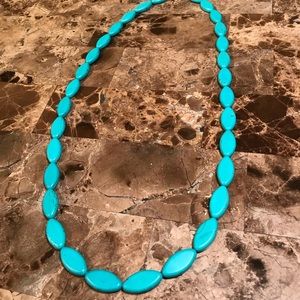 Turquoise necklace (faux stone beads)